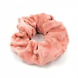 Γυναικείο Λαστιχάκι Μαλλιών (scrunchie) minky dusty pink