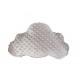 μαξιλάρι σύννεφο minky grey