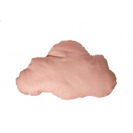 μαξιλάρι σύννεφο ροζ πουά